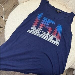 Rock & Republic Navy Tank Top